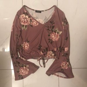 Eclipse cropped long sleeve